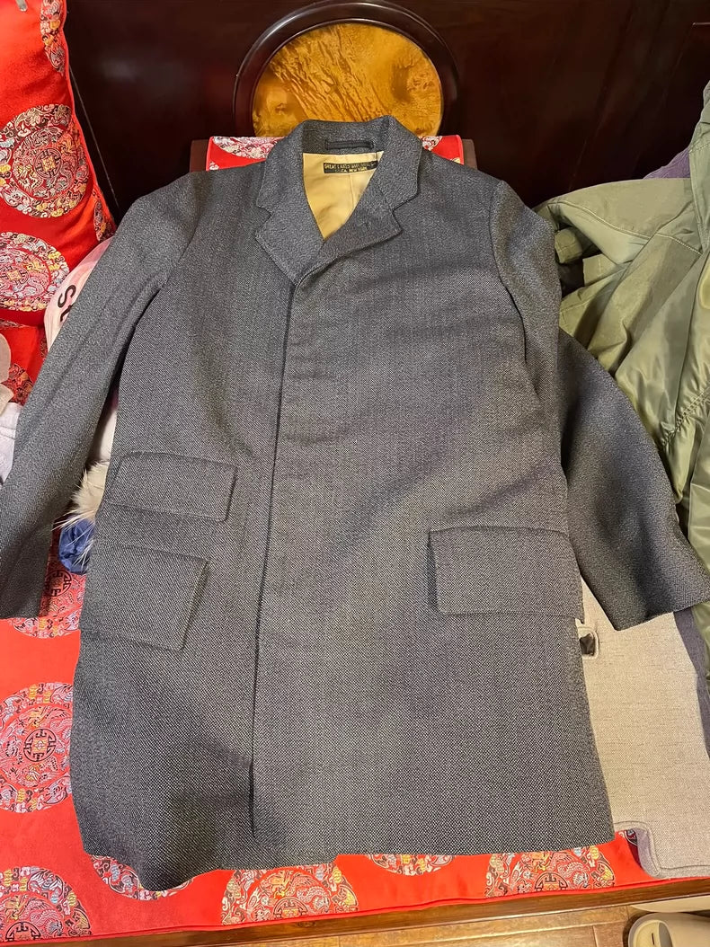 Freewheelers Wool Overcoat Business Style