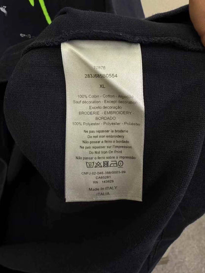 Dior Black Short Sleeve Graphic Tee