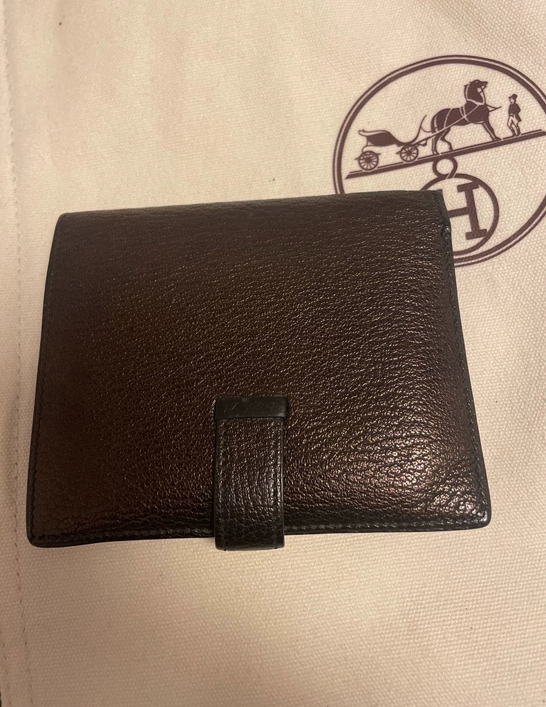 Hermes Short Wallet with H Buckle