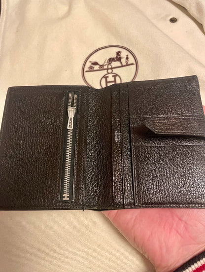 Hermes Short Wallet with H Buckle