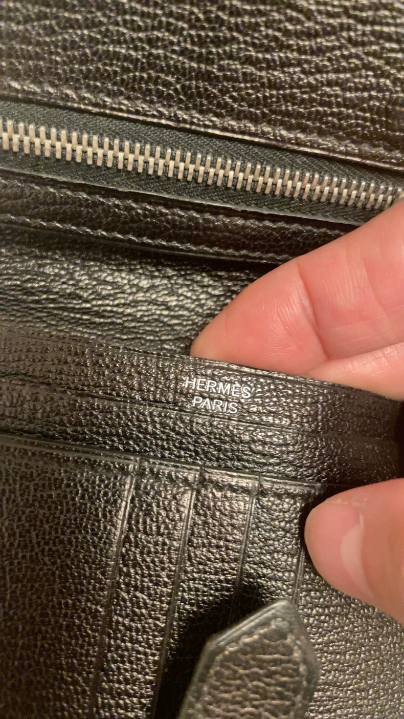 Hermes Short Wallet with H Buckle