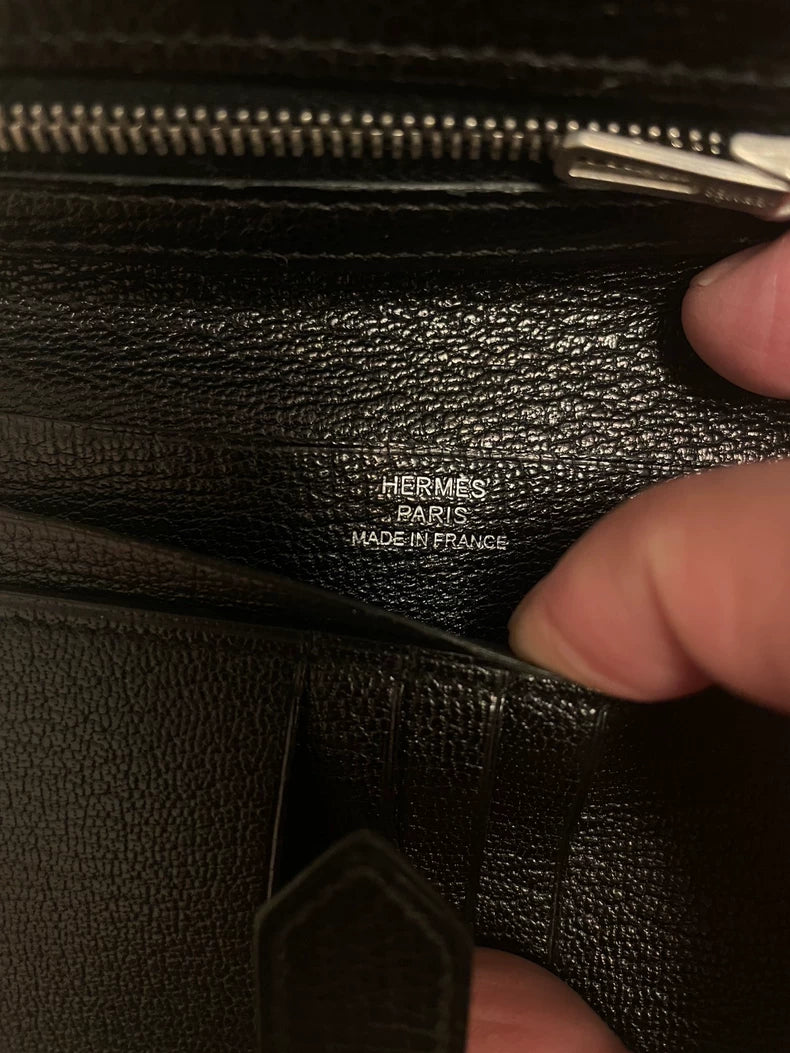 Hermes Short Wallet with H Buckle