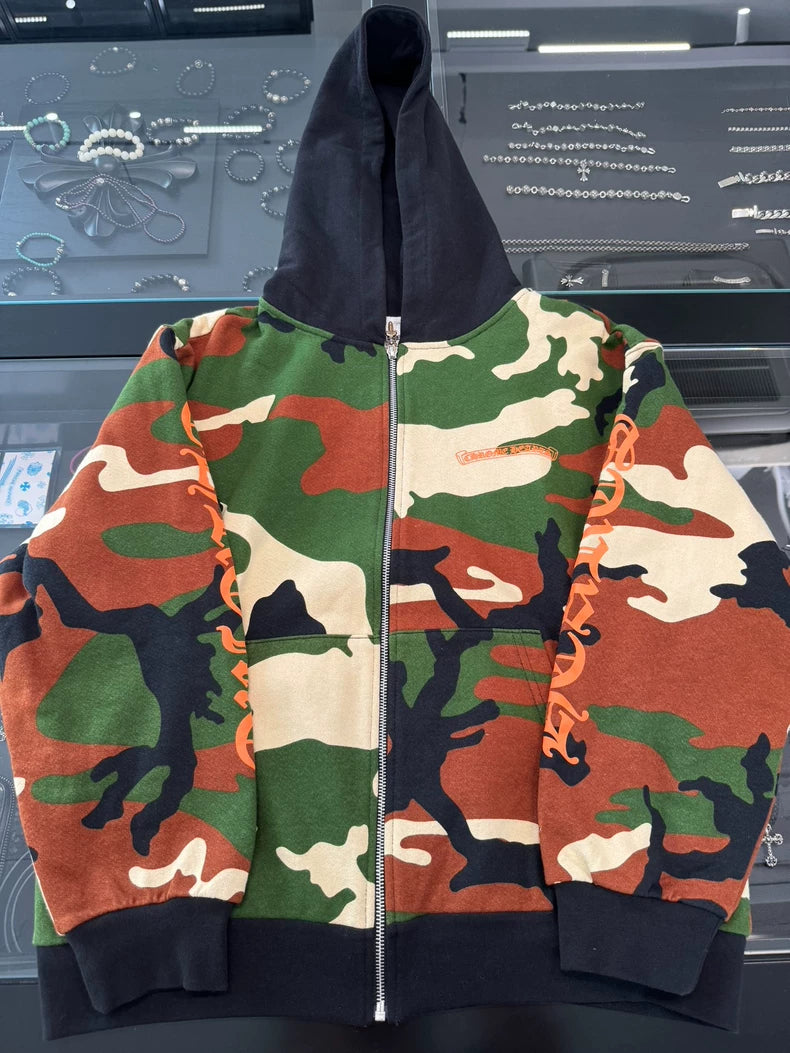 Chrome Hearts Camo Matty Zip Hoodie-yf