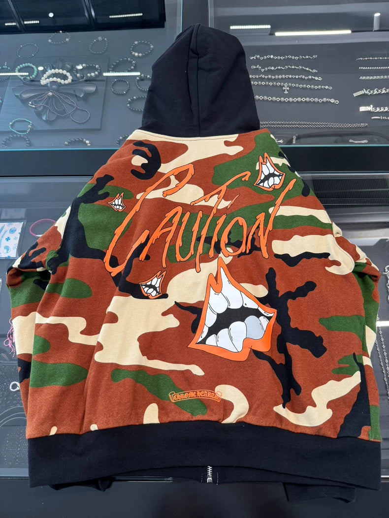 Chrome Hearts Camo Matty Zip Hoodie-yf
