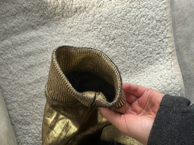 Gold Saint Laurent Jacket for Sale
