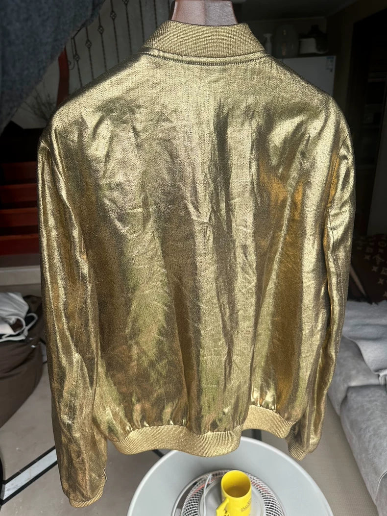 Gold Saint Laurent Jacket for Sale