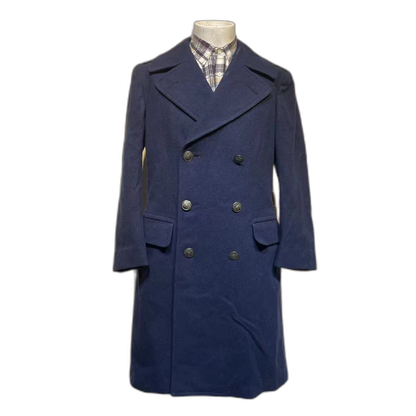 Vintage Double-Breasted Wool Coat