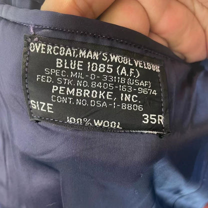 Vintage Double-Breasted Wool Coat