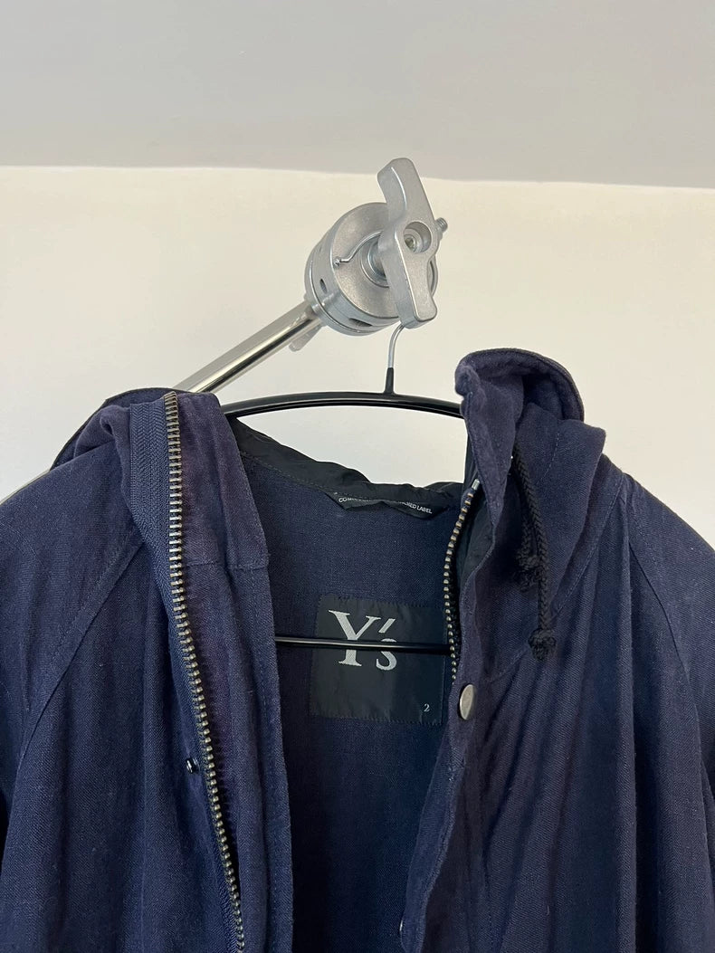 Stylish Hooded Draped Cape Coat