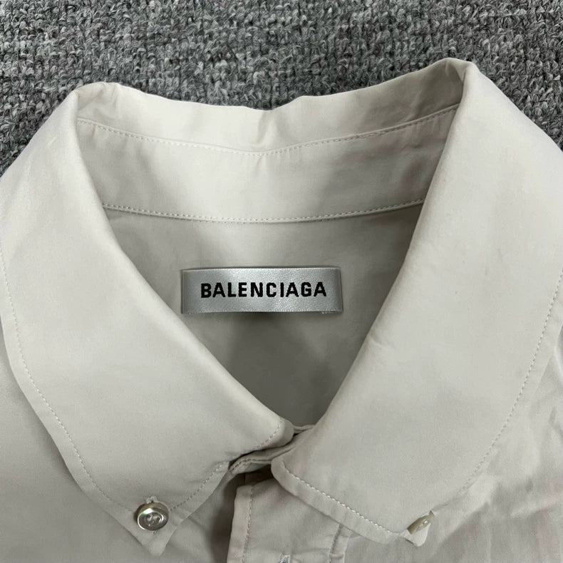 Balenciaga Deconstructed Shirt in White