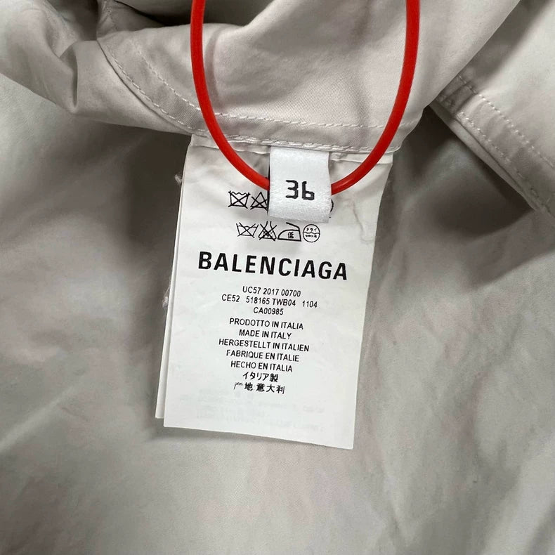 Balenciaga Deconstructed Shirt in White