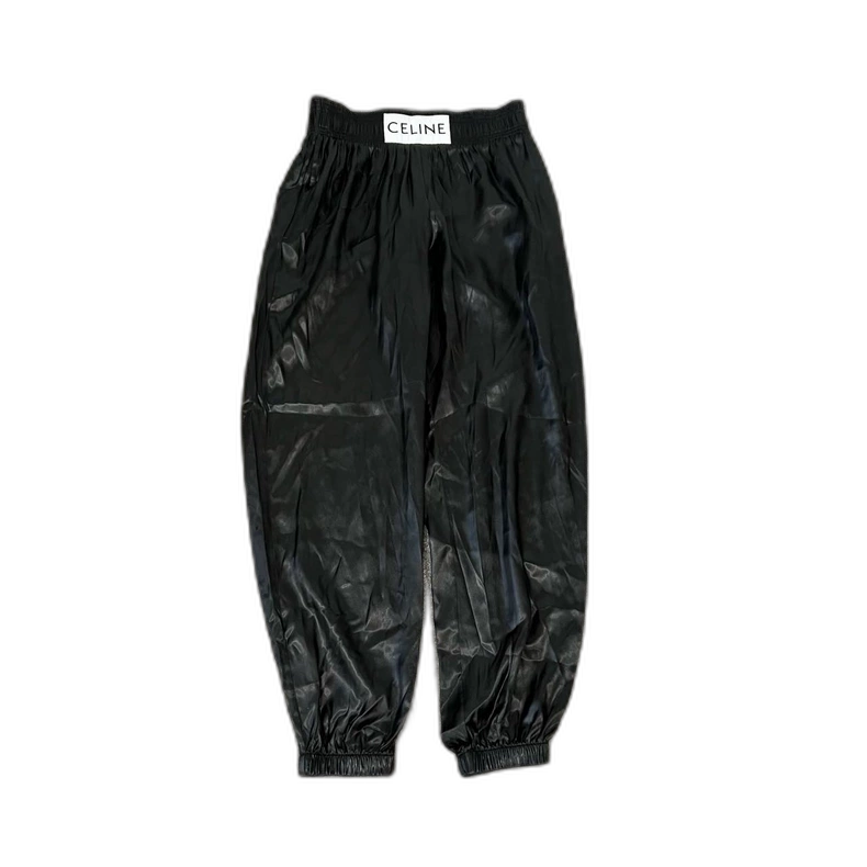 Celine Silk Large Logo Jogging Pants