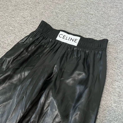 Celine Silk Large Logo Jogging Pants