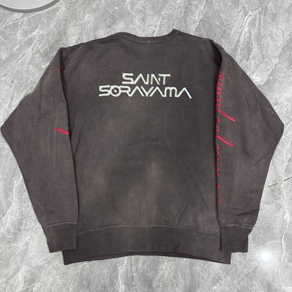 Saint Michael Graphic Print Sweatshirt