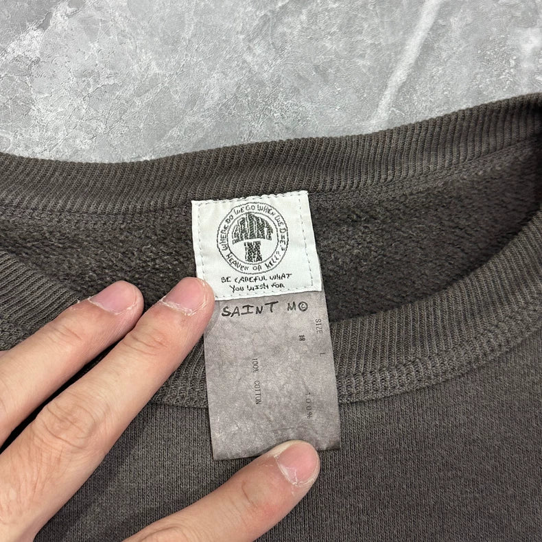 Saint Michael Graphic Print Sweatshirt