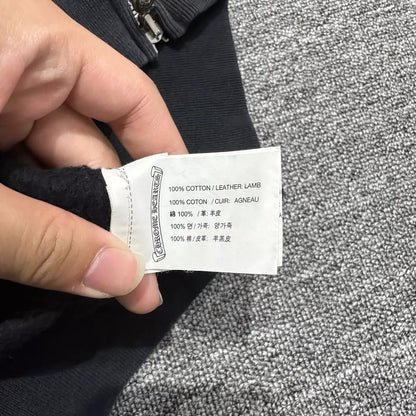 Chrome Hearts Zip-Up Hooded Sweatshirt