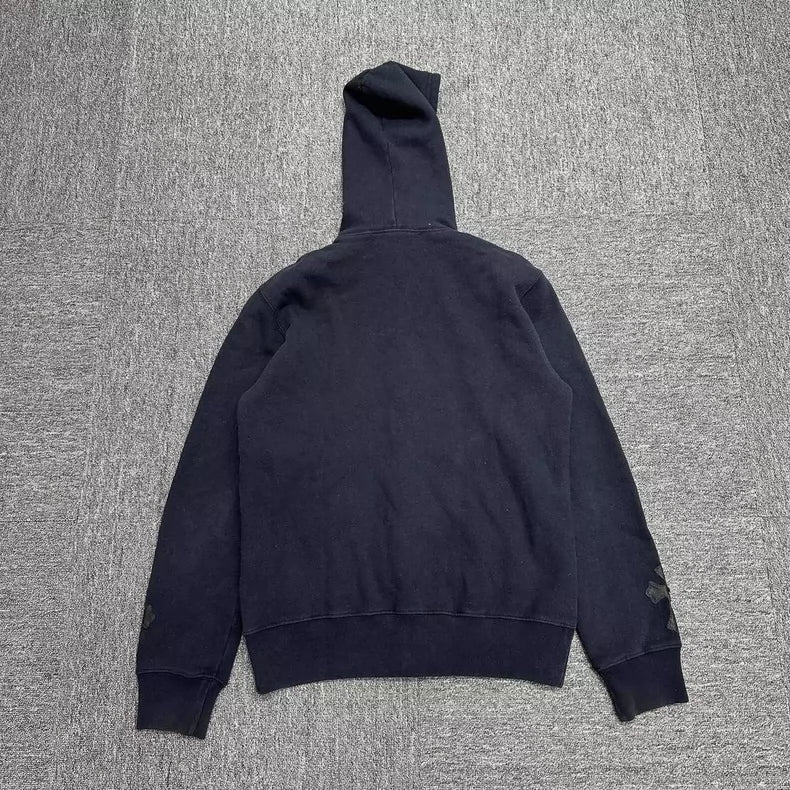 Chrome Hearts Zip-Up Hooded Sweatshirt