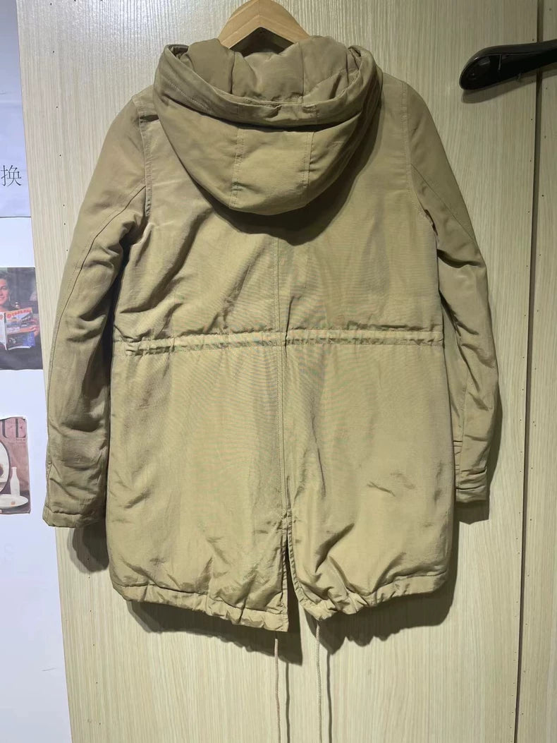 Dior Vintage Long Hooded Down Jacket