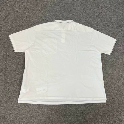 Prada Triangle Logo Short Sleeve Polo