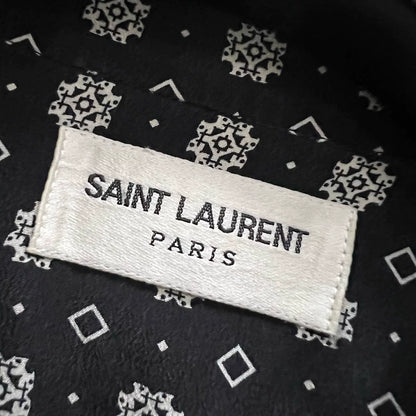 Saint Laurent Floral Print Long Sleeve Shirt