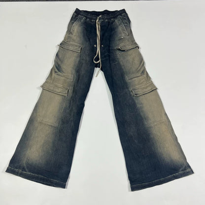 Rick Owens DRKSHDW Cargo Trouser in Light Blue