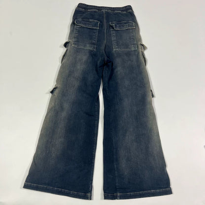 Rick Owens DRKSHDW Cargo Trouser in Light Blue