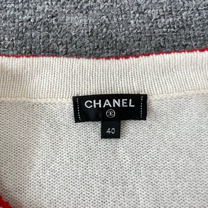 Chanel Cashmere Cardigan with Snowflake Buttons