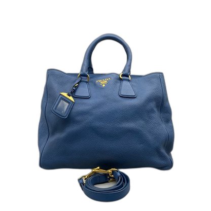 Prada Leather Tote Bag with Shoulder Strap