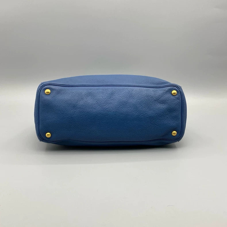 Prada Leather Tote Bag with Shoulder Strap