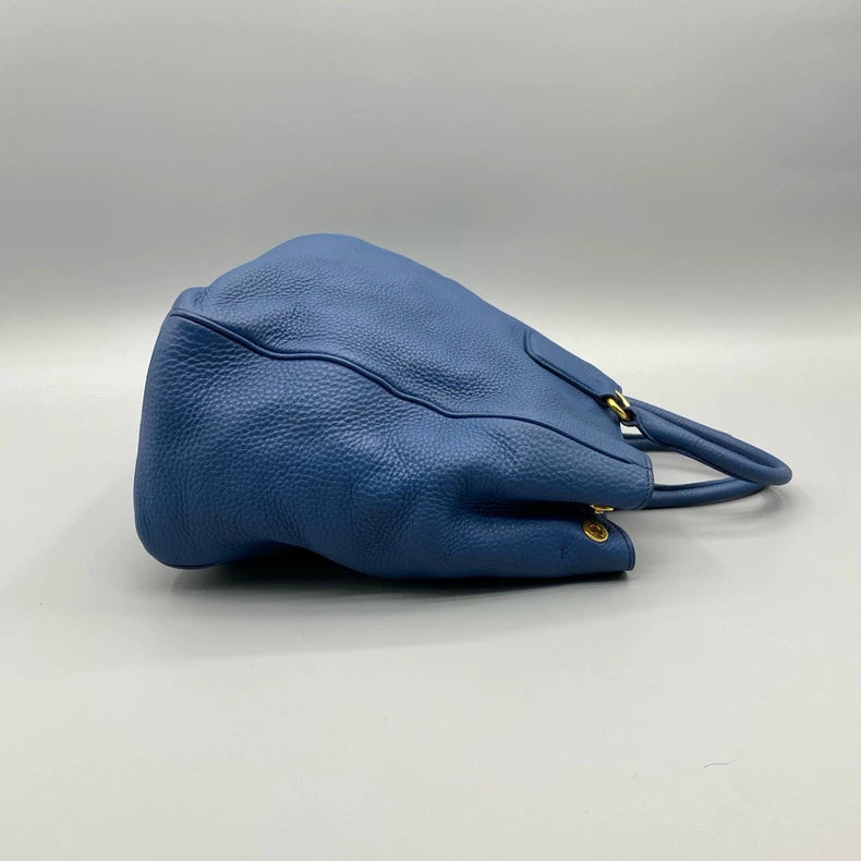 Prada Leather Tote Bag with Shoulder Strap