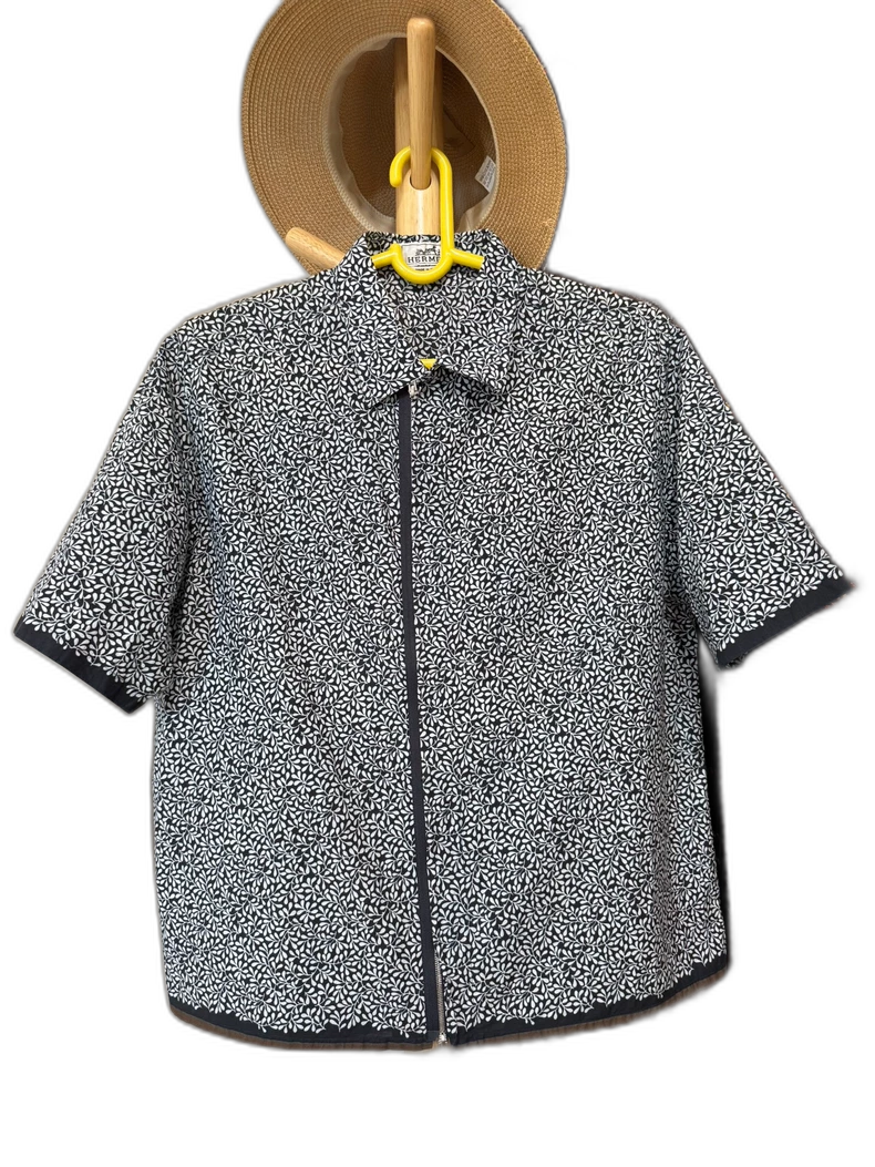 Hermes Classic Pattern Short Sleeve Shirt