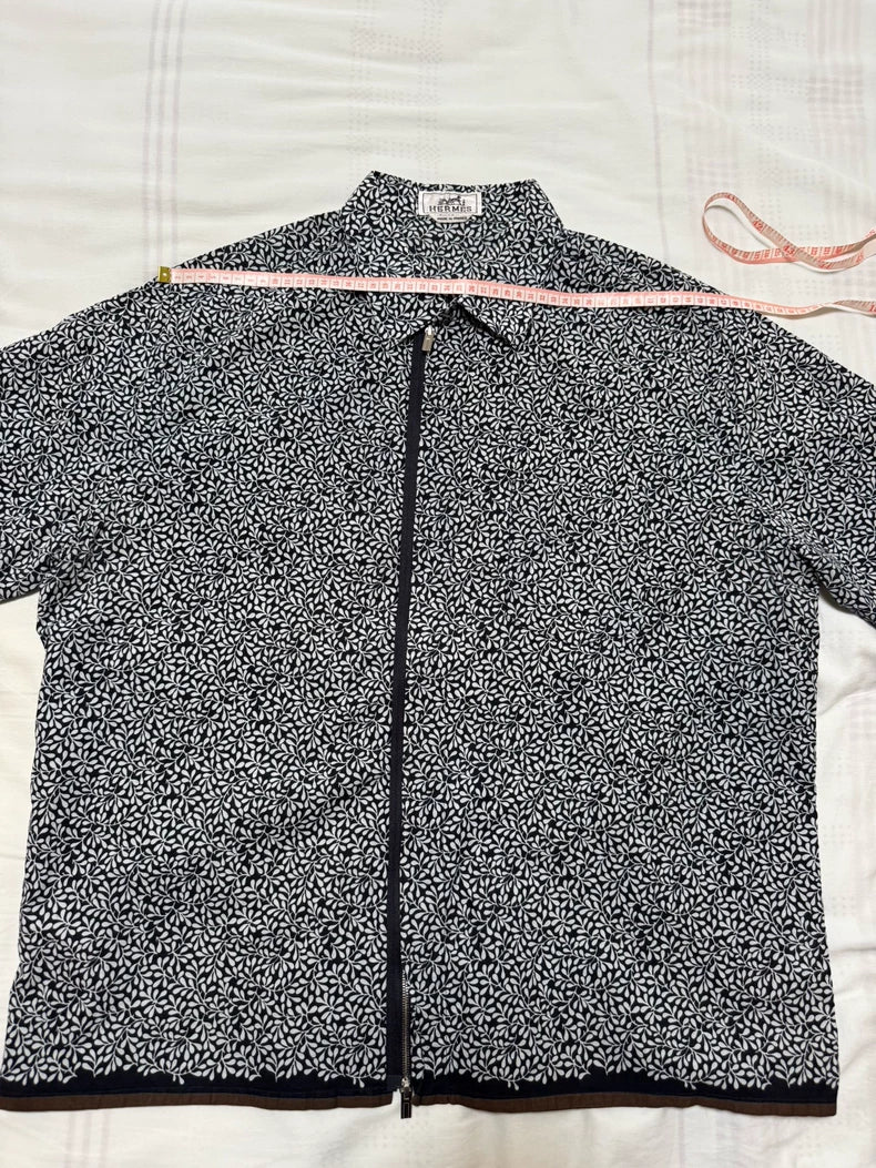 Hermes Classic Pattern Short Sleeve Shirt