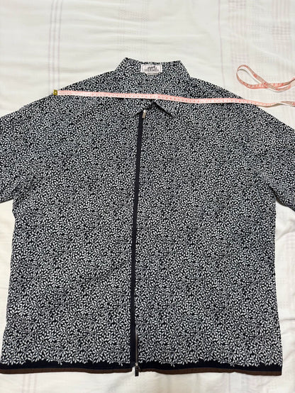 Hermes Classic Pattern Short Sleeve Shirt