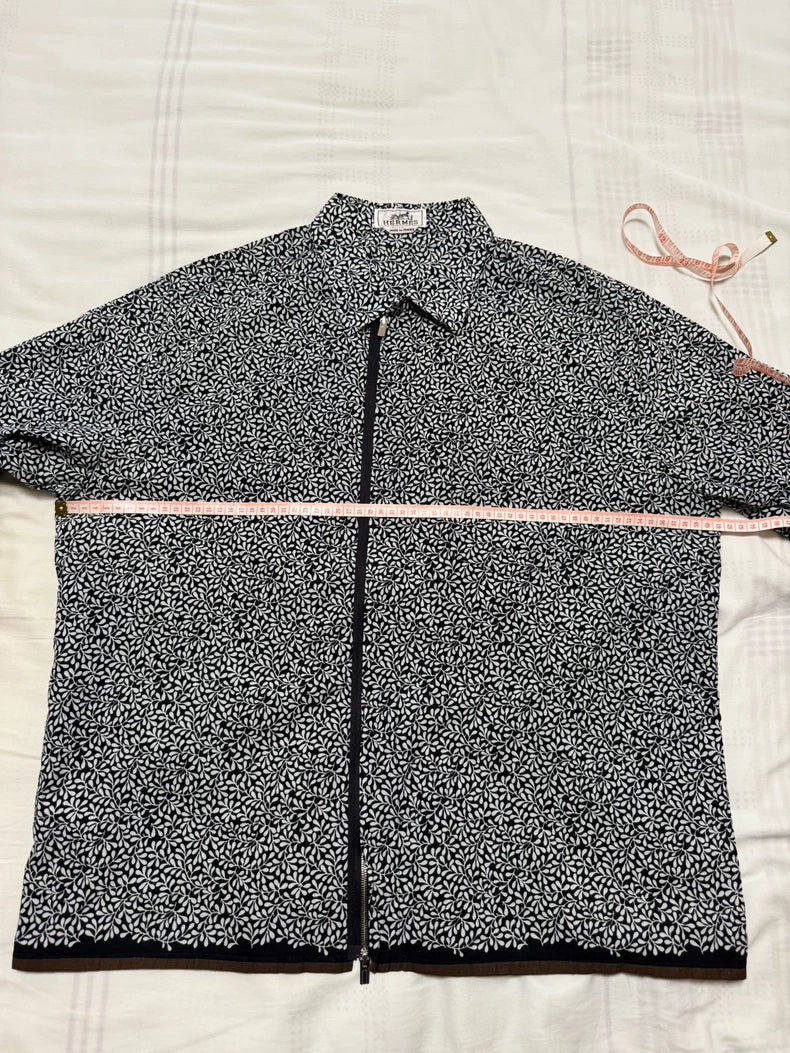 Hermes Classic Pattern Short Sleeve Shirt