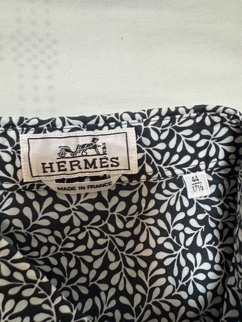Hermes Classic Pattern Short Sleeve Shirt