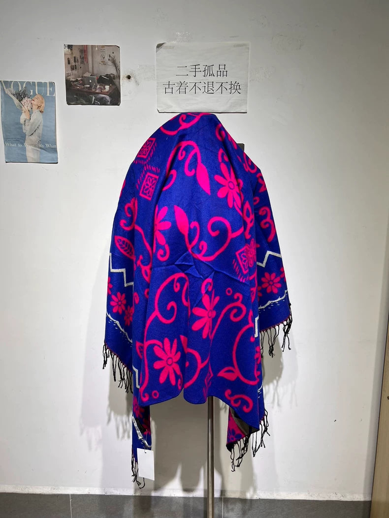 Vintage Chanel Stylish Scarf With Fringes