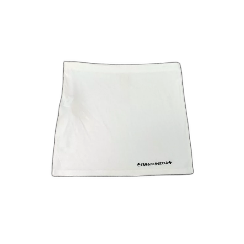 Chrome Hearts White Embroidered Mini Skirt