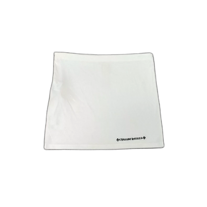 Chrome Hearts White Embroidered Mini Skirt