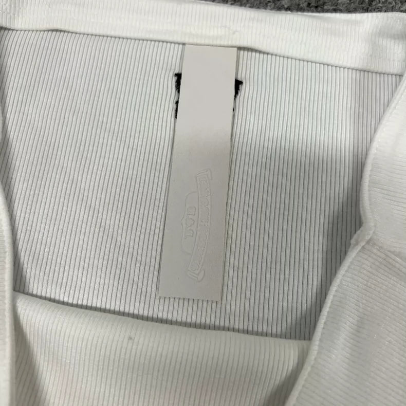 Chrome Hearts White Embroidered Mini Skirt