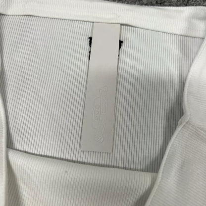 Chrome Hearts White Embroidered Mini Skirt