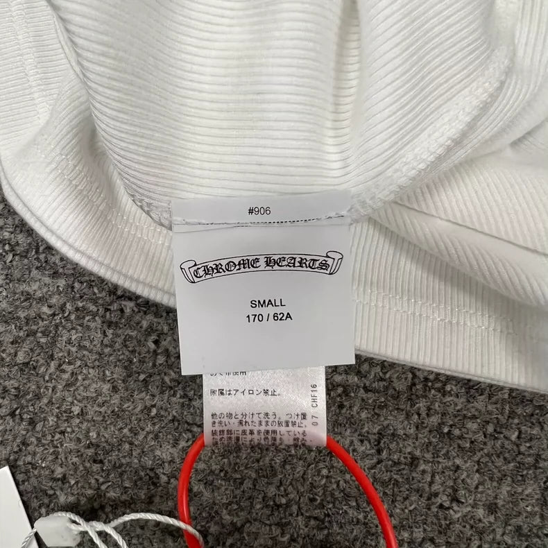 Chrome Hearts White Embroidered Mini Skirt