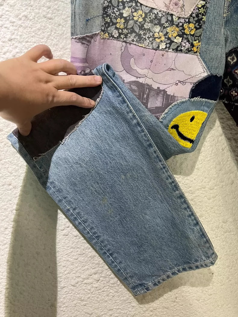 Kapital Kountry Patchwork Denim Pants