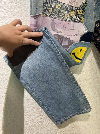 Kapital Kountry Patchwork Denim Pants