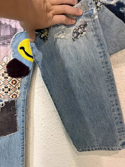 Kapital Kountry Patchwork Denim Pants