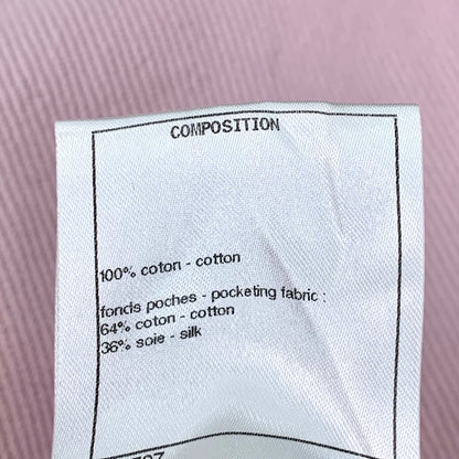 Pink Sequin Cotton Casual Shorts