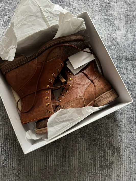 VISVIM 24SS Battalion Boots in Brown