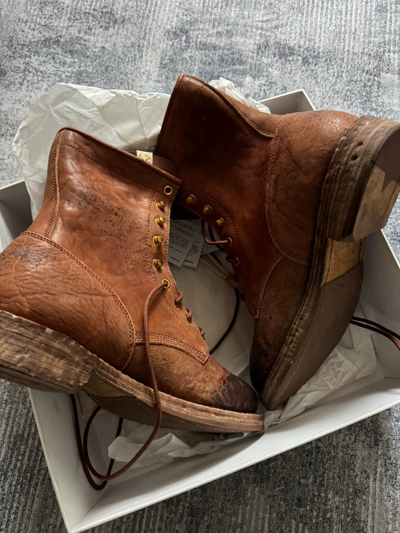 VISVIM 24SS Battalion Boots in Brown