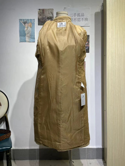 Givenchy Camel Long Wool Coat