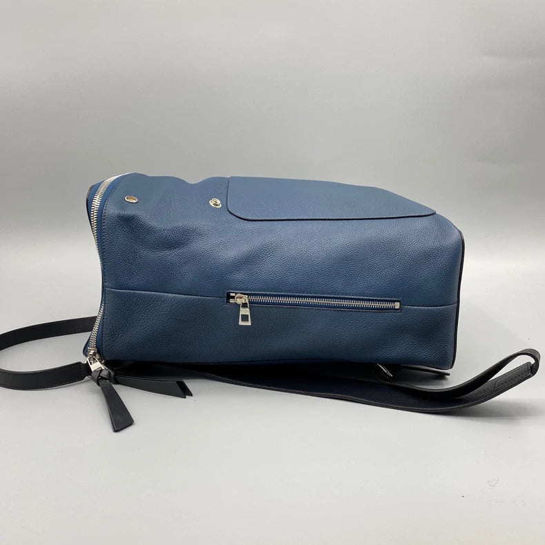 Loewe Blue Leather Backpack