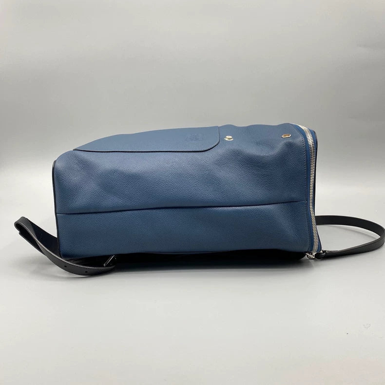 Loewe Blue Leather Backpack